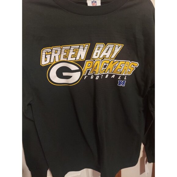 GREEN BAY PACKERS NFL TEAM APPAREL LONG SLEEVE COTTON LONG SHIRT MENS M NWT - Picture 3 of 11
